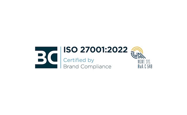 Wachtkamerschermen has an ISO 27001 certificate