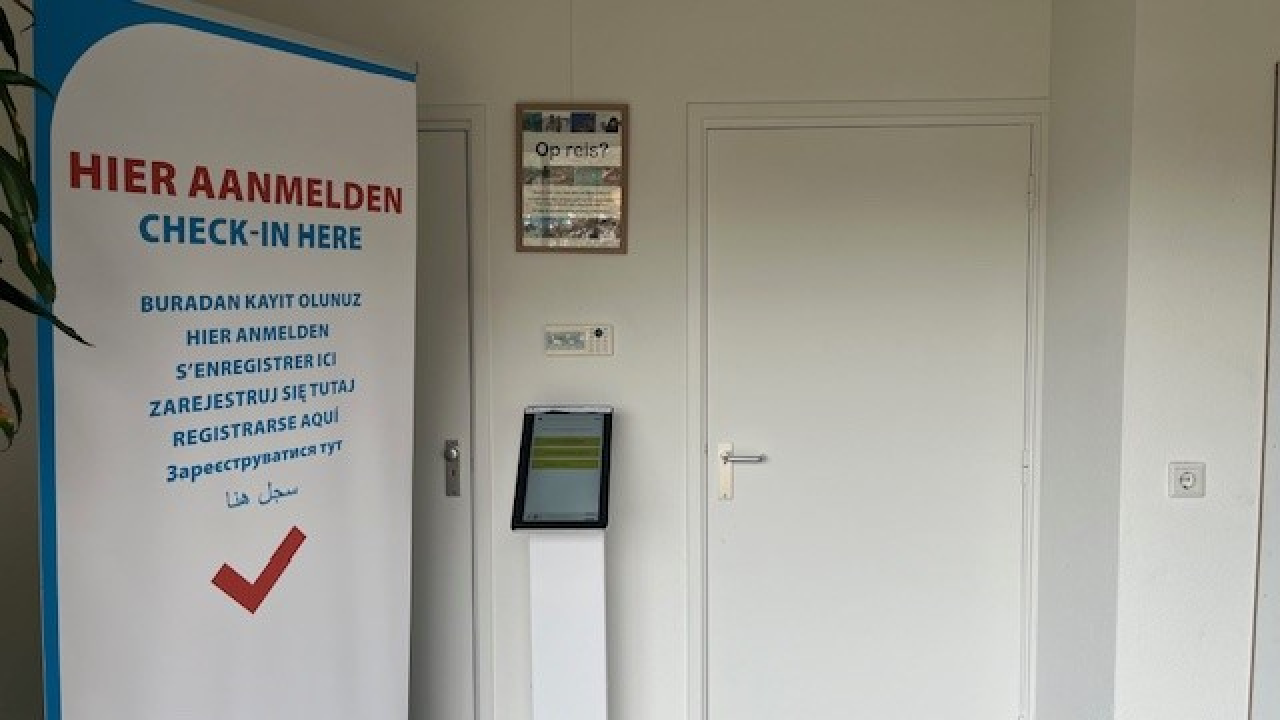 Registration kiosk at general practice