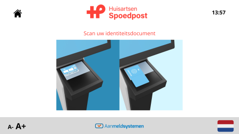 Scanning identity document
